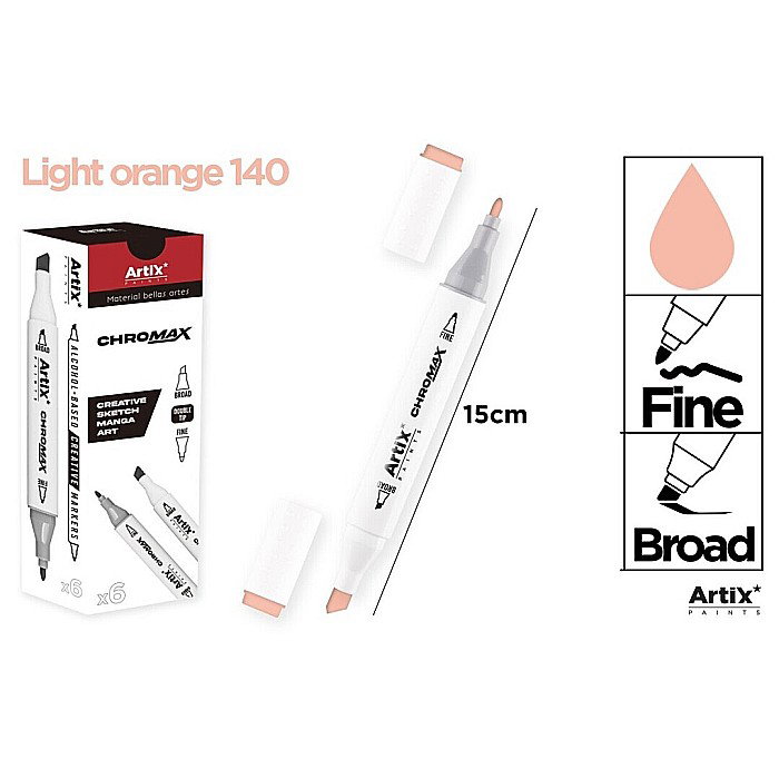 ART MARKER IPB 2 CAPETE PORTOCALIU DESCHIS 140 PP915-39 [1]