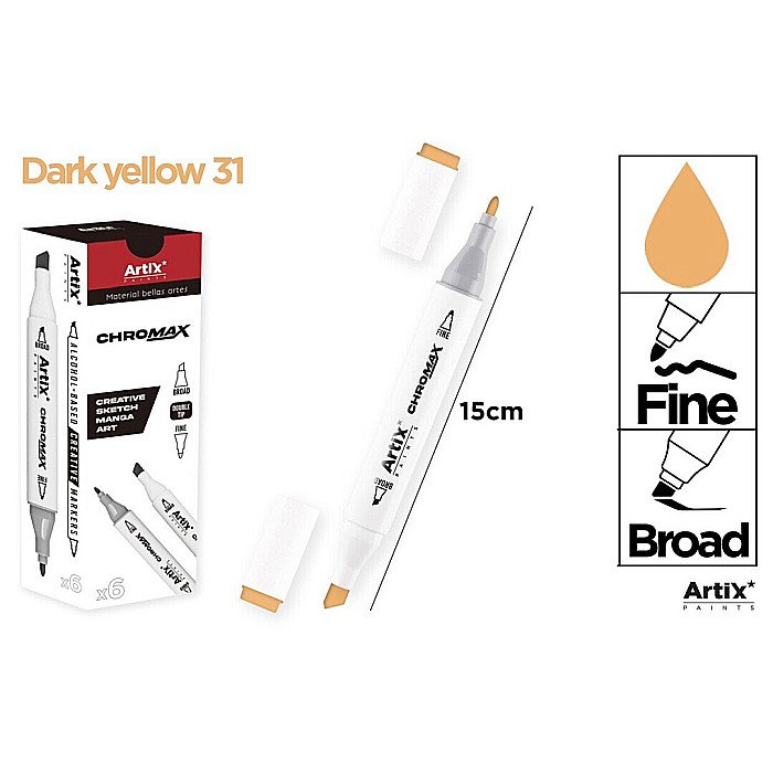 ART MARKER IPB 2 CAPETE GALBEN INCHIS 31 PP915-31 [1]