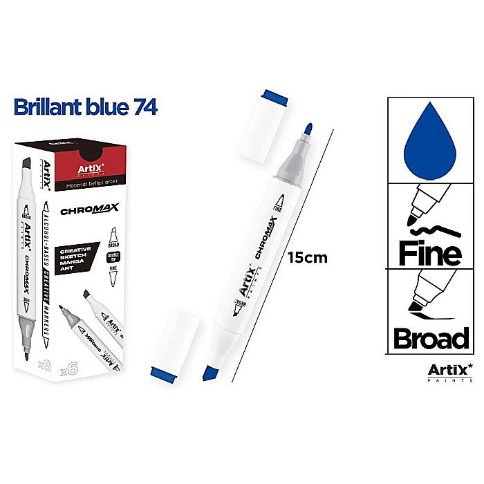ART MARKER IPB 2 CAPETE ALBASTRU BRILIANT 74 PP915-74 n [1]