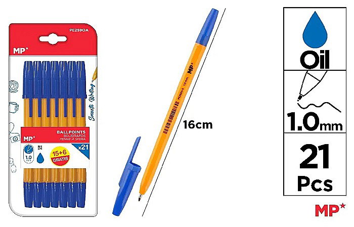 PIX IPB CORP GALBEN 1.0MM 21/SET ALBASTRU PE259OA [1]