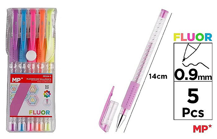 PIX IPB 5 CULORI/SET FLUORESCENTE PE124-5 [1]