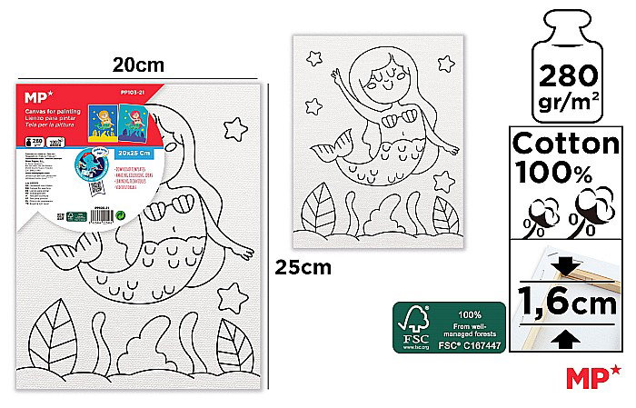RAMA CU PANZA PREDESENATA IPB 20*25CM SIRENA PP103-21 [1]