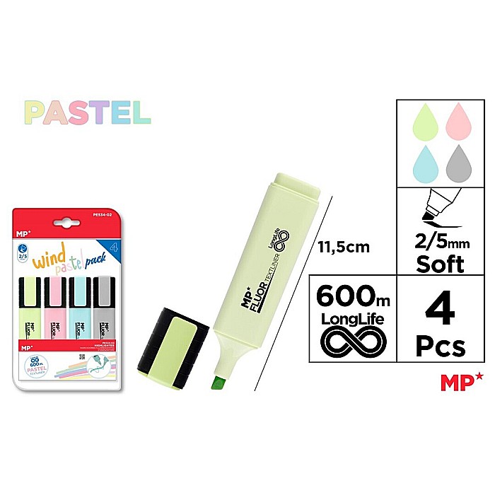 TEXTMARKER IPB 4 CULORI/SET PASTEL WIND PE534-02 [1]