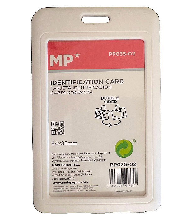 BUZUNAR ECUSON IPB 54*85MM VERTICAL ALB PP035-02 [2]