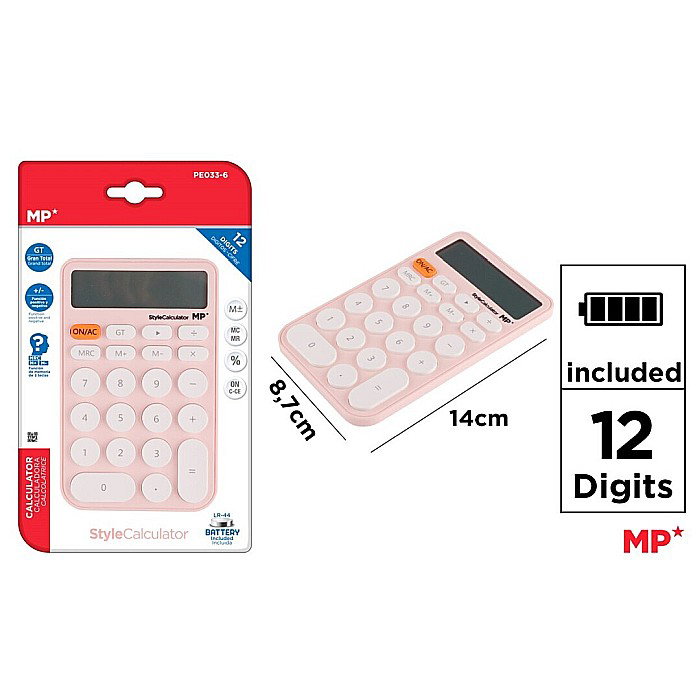 CALCULATOR STYLE IPB 12DIG ROZ PE033-6 [1]