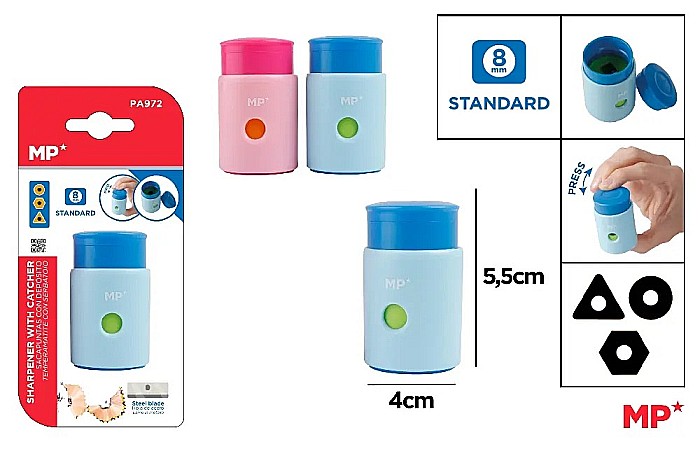 ASCUTITOARE SIMPLA CU CONTAINER IPB CULORI ASORTATE PA972 [1]