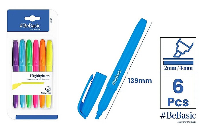 TEXTMARKER BeBasic 6/SET CULORI PASTEL S005 [1]