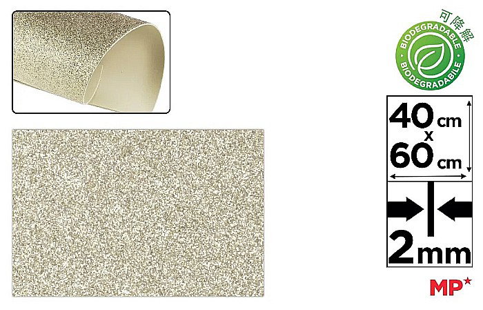 COALA GUMATA GLITTER IPB 40*60CM BIODEGRADABILA CHAMPANIE AURIE PN595-05 [1]