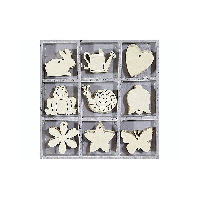 KP DECORATIUNI LEMN FLORI SI ANIMALE 45/SET 18521102 [1]