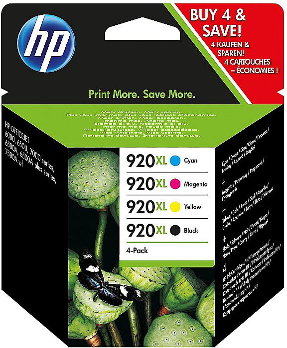 CARTUS HP 920XL MULTIPACK C, M, Y, BK [1]