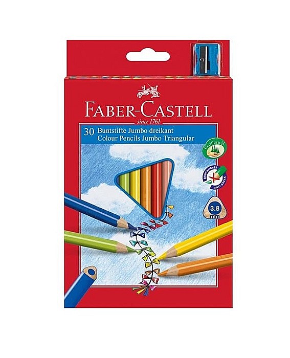 LEC CREIOANE COLORATE FABER-CASTELL JUMBO 30/SET FC116530 [1]