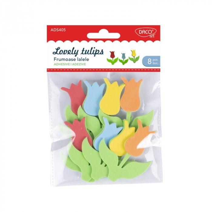 ADA MOOSGUMMI DACO FRUMOASE LALELE 8/SET  AD405 [1]