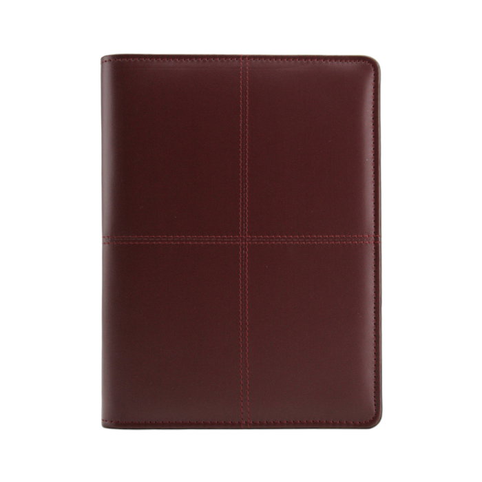 AGENDA DATA ZILNIC BLUETTE LUX CU FERMOAR BORDO 15*21 CM 323BO 2026 [1]