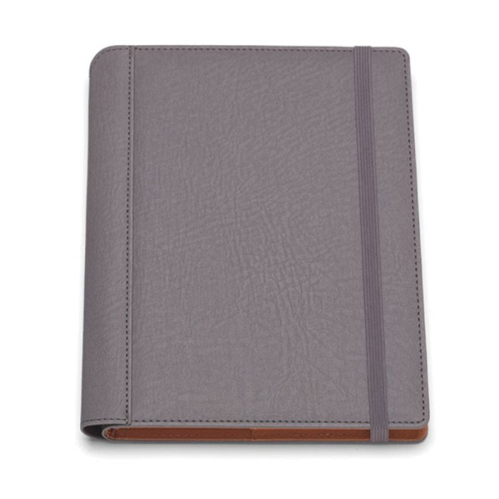 AGENDA DATATA LUX BORNEO GRI CU ELASTIC 17*24CM 2026 247GR [1]