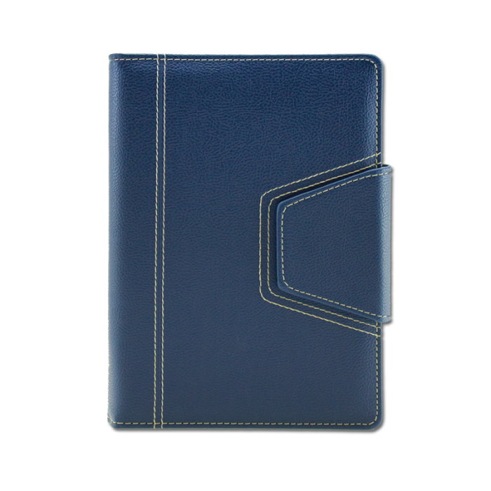 AGENDA DATATA LUX PIELE ILARIA CU CLAPA BLU 15*21CM 2026 371BL [1]