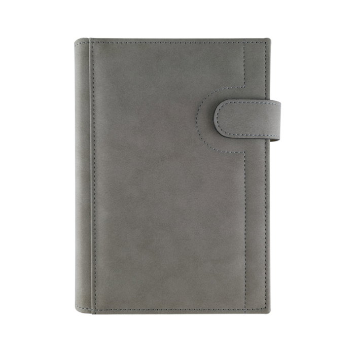 AGENDA DATATA ZILNIC NISA CU CLAPA LUX GRI 15*21 CM 2026 CAG2289GR [1]