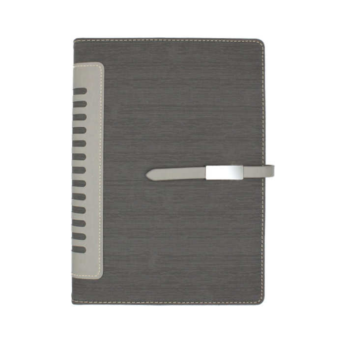 AGENDA DATATA ZILNIC SIRIO LUX GRI 15*21CM 2026 329GR [1]