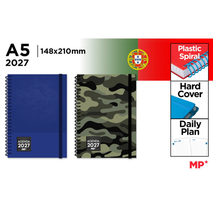 Agenda A5 2027 Spirala Elastic Datata Saptamanal AG27-05 [1]