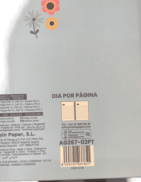 Agenda Școlară A5 2026/2027 Datată cu Elastic MP AG267-02PT [5]