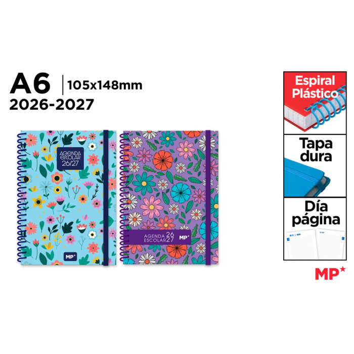 Agenda Școlară A6 2026/2027 Datată cu Elastic MP AG267-11 [1]
