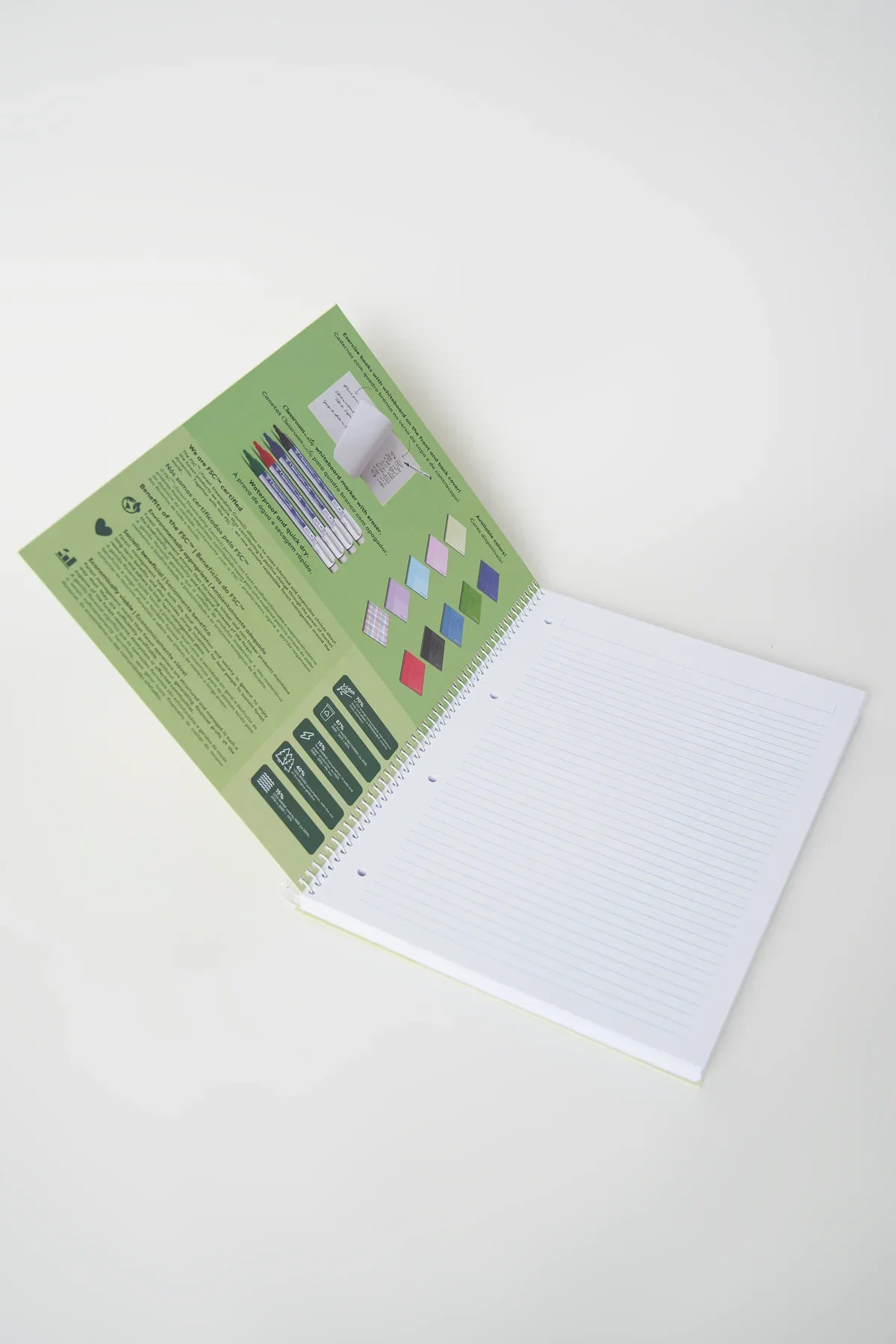 CAIET A4 100F SPIRA LINII CLASSROOM MATES PASTEL 212646 [3]