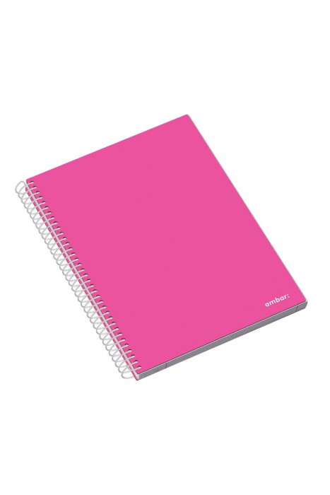 CAIET A4 120F SPIRA 5 SUBIECTE AMBAR HARD COVER 163528 PATRATELE [1]