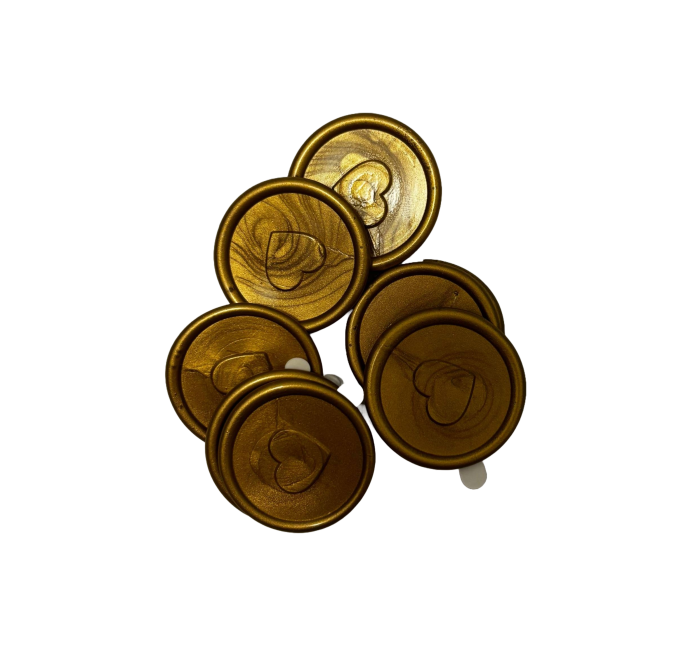 SET SIGILII NUNTA BRONZ CU INIMA 25/SET [1]