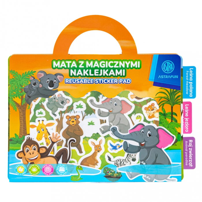 AS ALBUM STICKERE 15x5x10CM ASTRAFUN, PRINTESE, SAFARI, OCEAN, DINOZAURI 320024073 [2]