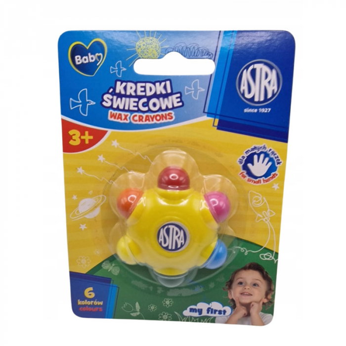 AS CREIOANE CERATE 6 CULORI FORMA STEA ASTRA BABY 316023009 [1]