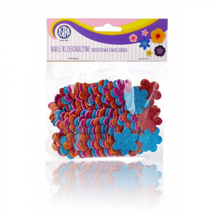 AS FLORI ADEZIVE SPUMA 3.2X3.2CM MIX GLITTER 70/SET 335119005 [1]