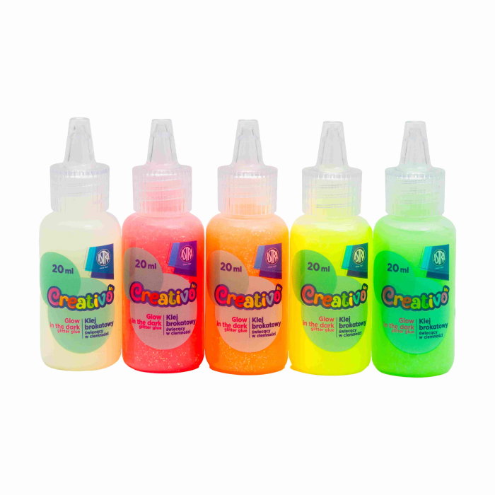 AS LIPICI CU SCLIPICI 20ML 5 CULORI/SET STRALUCESC LA INTUNERIC 332025010 [2]
