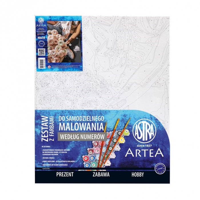 AS PANZA PICTURA PE NUMERE 40*50CM CU VOPSELE SI PENSULE, AMINTIRI DE SARBATORI 801023905 [1]