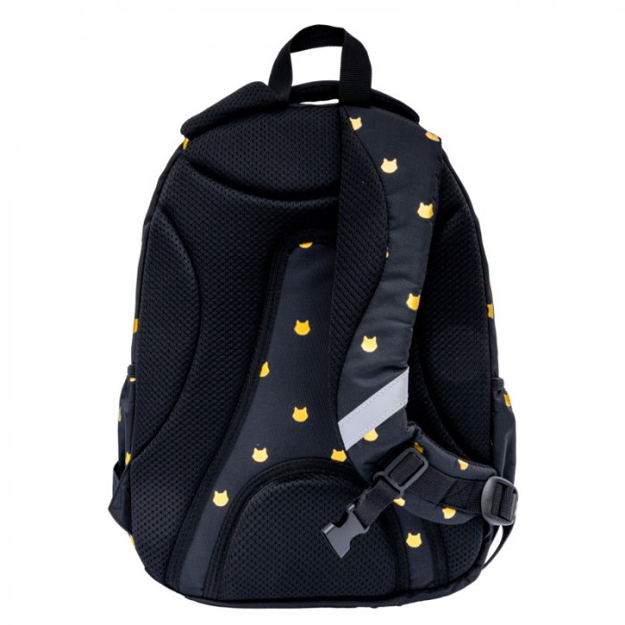 AS RUCSAC SCOLAR 3 COMPARTIMENTE ASTRABAG FLUFFY KITTY BLACK AB330 502025021 [4]
