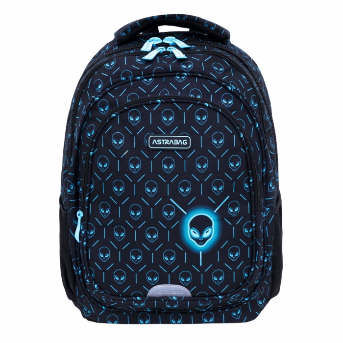 AS RUCSAC SCOLAR 3 COMPARTIMENTE  ASTRABAG NEON UFO AB300 502025013 [1]