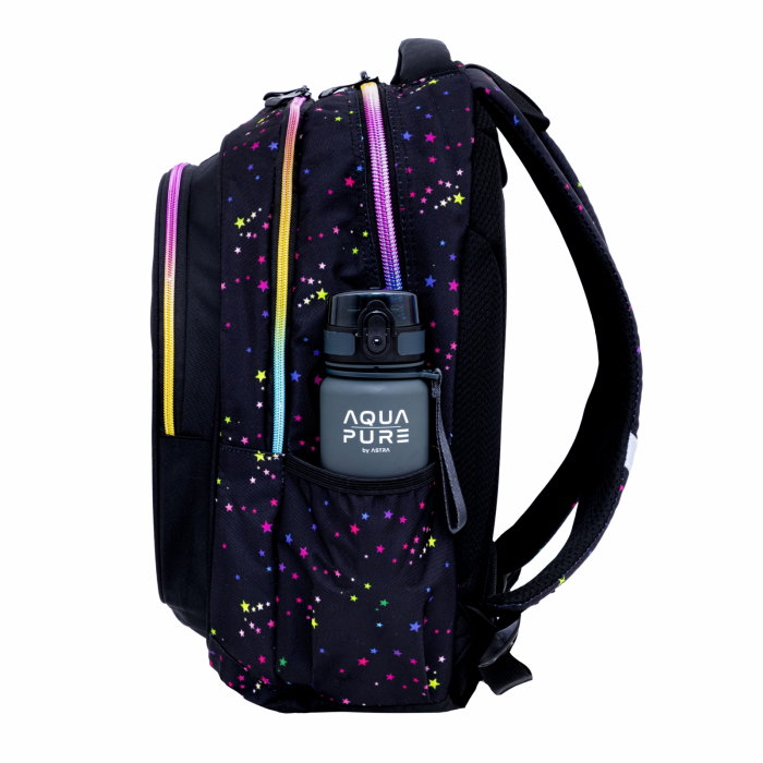 AS RUCSAC SCOLAR 3 COMPARTIMENTE HEAD GOLDEN EFECT RAINBOW KITTY AB300 502025033 [3]