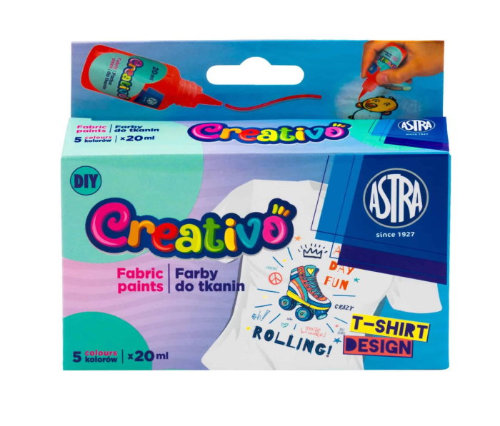 AS VOPSEA TEXTILE CREATIVO 20ML 5 CULORI/SET 301025011 [1]