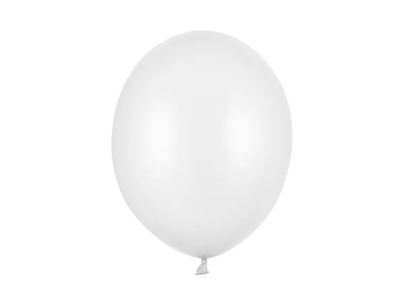 Baloane Metallic Pure White 30cm, 10 bucăți [1]