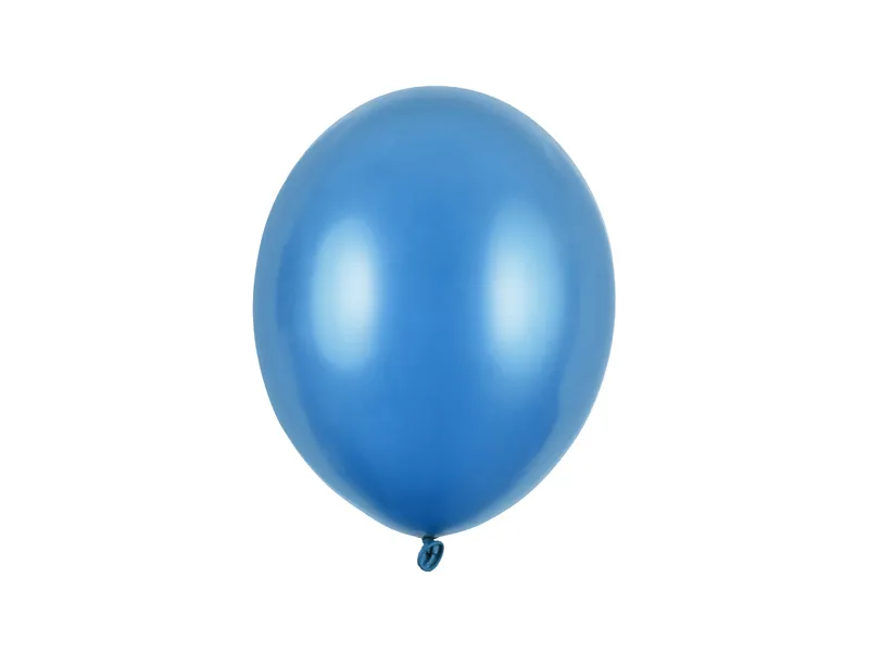 Set 10 Baloane Strong Balloons Metallic Caribbean Blue 27cm [1]