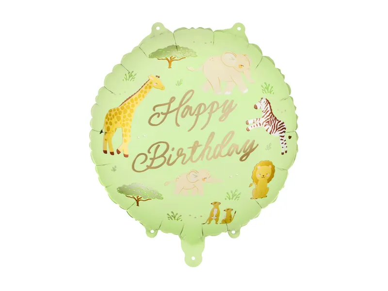 Balon Folie Happy Birthday Safari 35x35cm FB388 [1]