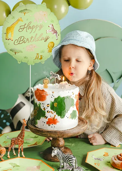 Balon Folie Happy Birthday Safari 35x35cm FB388 [2]