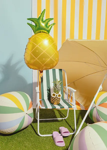 Balon Folie Ananas Galben/Verde 38x68cm FB417 [5]