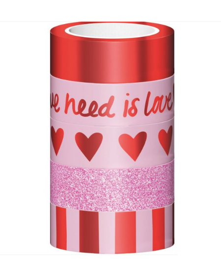 Bandă Adezivă Decorativă Amaia Rose 15mm x 5m 5/Set [1]