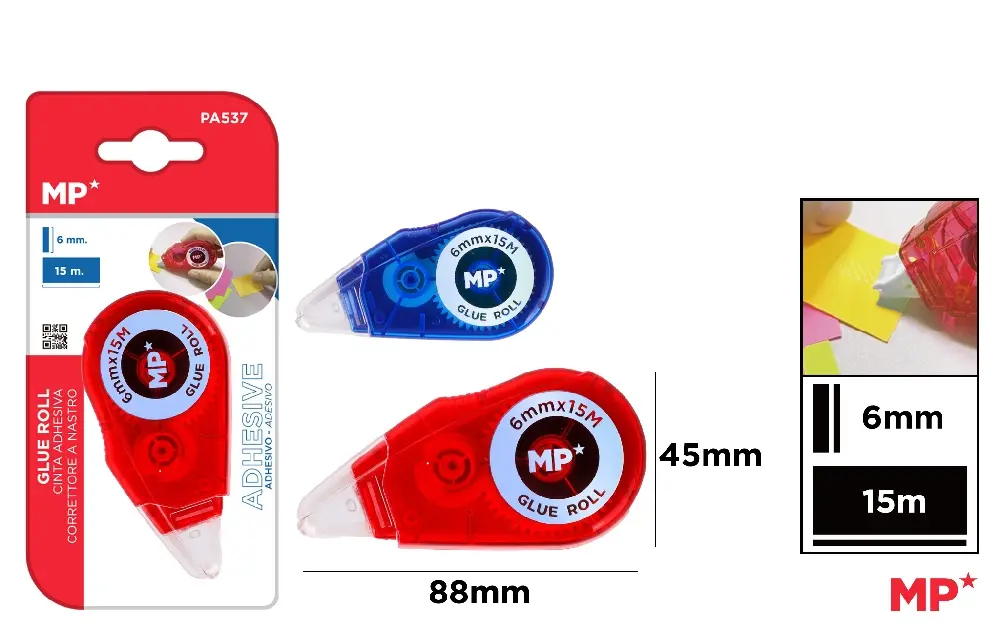 BANDA DUBLU ADEZIVA CU DISPENSER IPB 6mm/15m PA537 [1]
