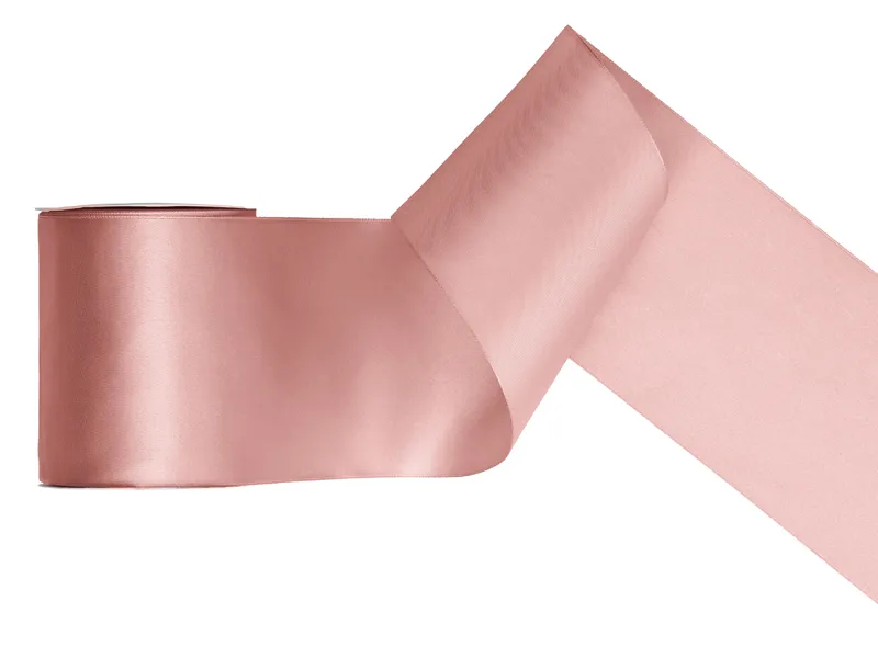 Banda Satin Roz Prăfuit 100mm 25m TS100-081BR [1]