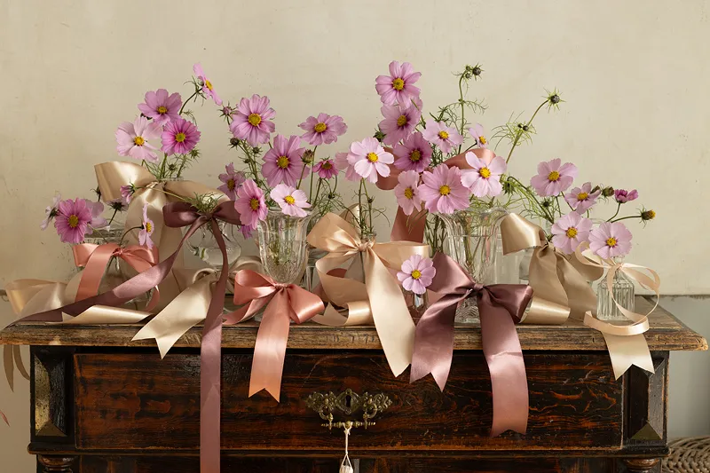 BANDA SATIN, Satin Ribbon, dusty rose, 38mm/25m TS38-081BR [2]
