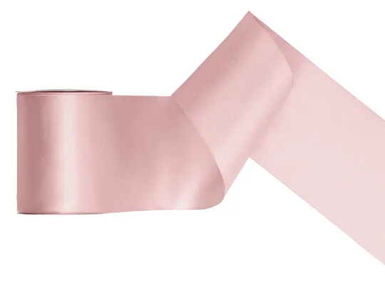 Banda Satin Roz Prăfuit Deschis 100mm 25m TS100-081BRJ [1]