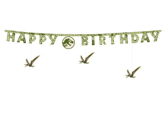 Banner Happy Birthday Jurassic World 45x165cm GRL131 [1]