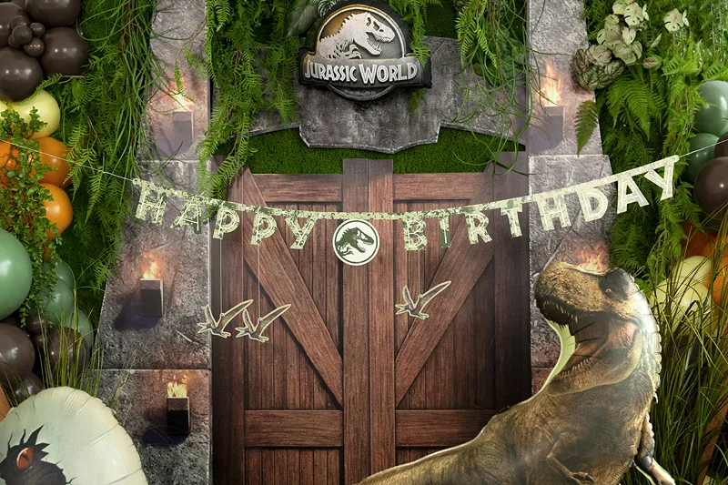 Banner Happy Birthday Jurassic World 45x165cm GRL131 [2]