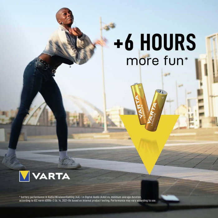 BATERII VARTA LONGLIFE 4106/4 LR06 1.5V 4/SET [6]