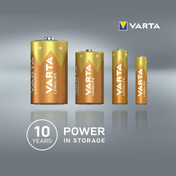 BATERII VARTA LONGLIFE 4106/4 LR06 1.5V 4/SET [8]